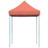 Sammenleggbart partytelt pop-up terrakotta 200x200x306 cm