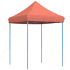 Sammenleggbart partytelt pop-up terrakotta 200x200x306 cm