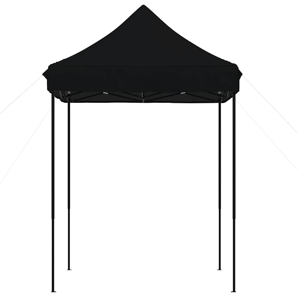 Sammenleggbart partytelt pop-up svart 200x200x306 cm