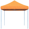 Sammenleggbart partytelt pop-up oransje 410x279x315 cm