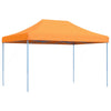 Sammenleggbart partytelt pop-up oransje 410x279x315 cm