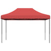 Sammenleggbart partytelt pop-up burgunder 410x279x315 cm