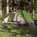 Kuppeltelt for camping 3 personer grønn hurtigutløser