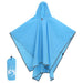 Regnponcho med hette 2-i-1 design 223x145 cm
