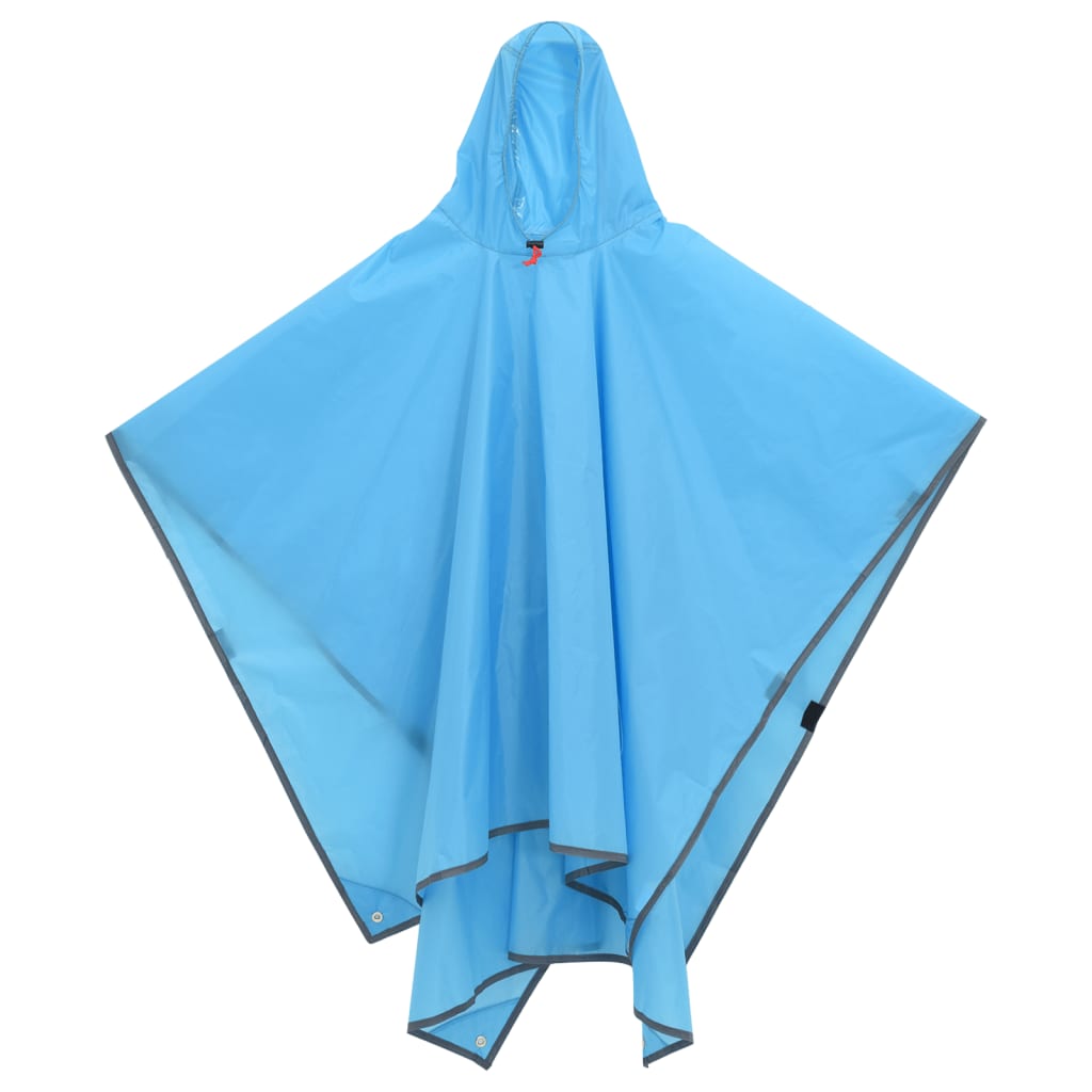 Regnponcho med hette 2-i-1 design 223x145 cm