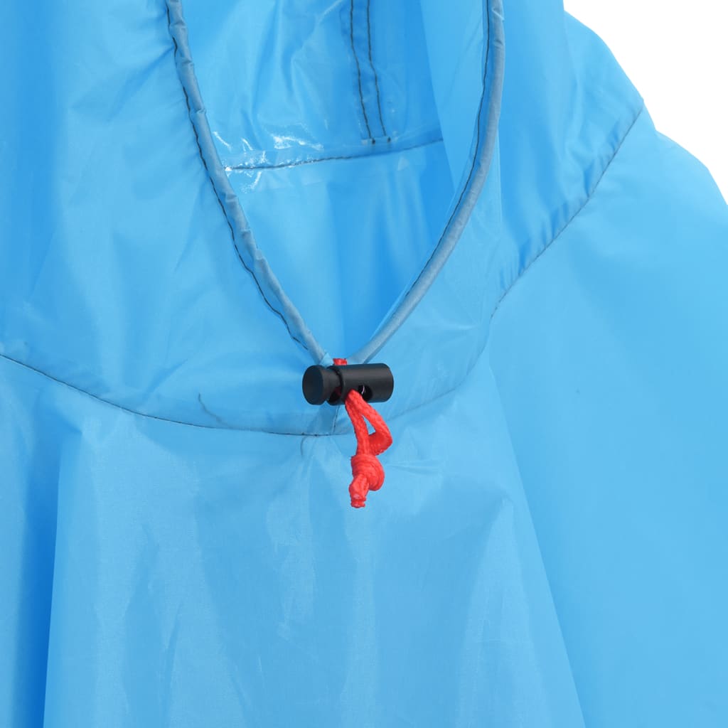 Regnponcho med hette 2-i-1 design 223x145 cm
