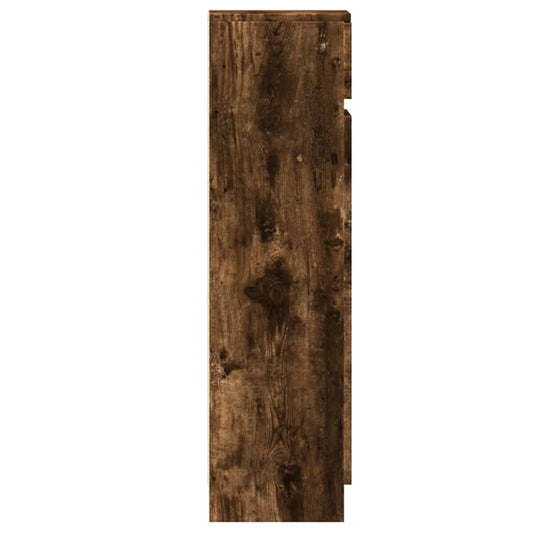 Skohylle røkt eik 100,5x28x100 cm konstruert tre