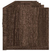 Veggskap brun eik 99x18x16,5 cm konstruert tre