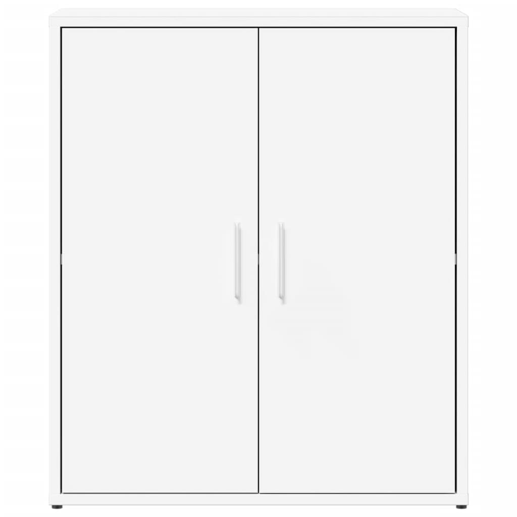 Skjenk hvit 60x31x70 cm konstruert tre