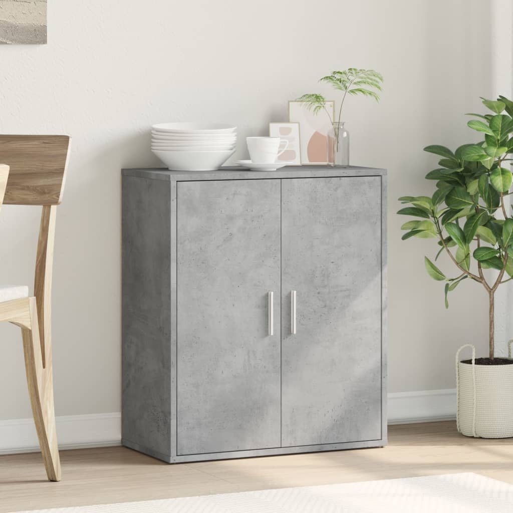 Skjenk grå 60x31x70 cm konstruert tre