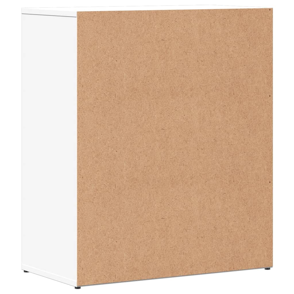 Skjenk hvit 60x31x70 cm konstruert tre