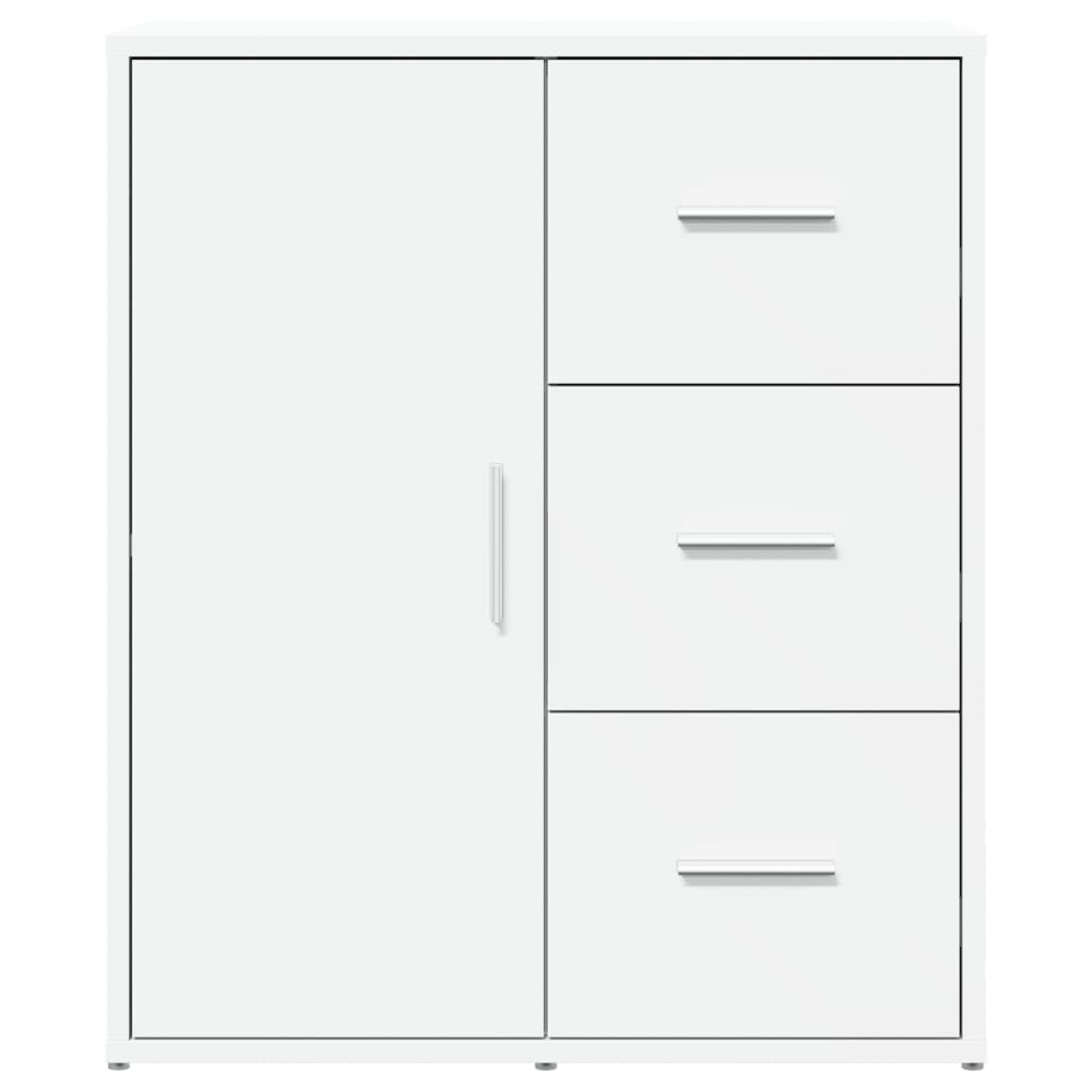 Skjenk hvit 60x31x70 cm konstruert tre