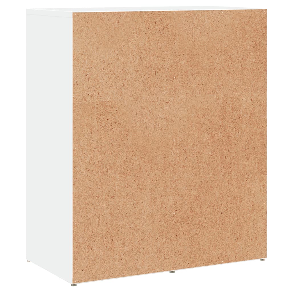 Skjenk hvit 60x31x70 cm konstruert tre