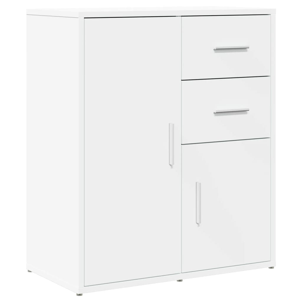 Skjenk hvit 60x31x70 cm konstruert tre