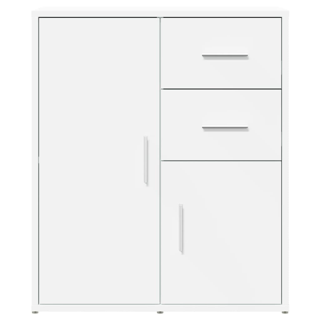 Skjenk hvit 60x31x70 cm konstruert tre
