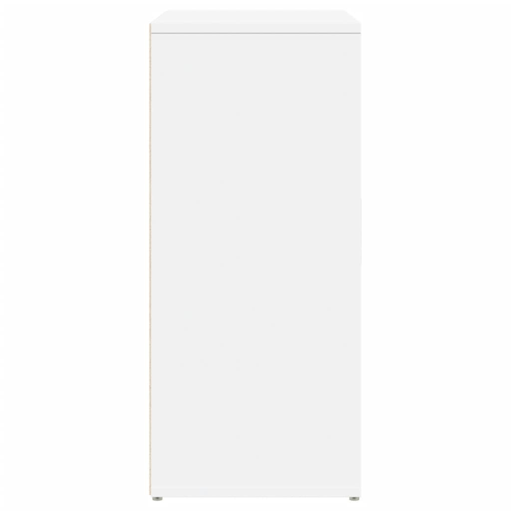 Skjenk hvit 60x31x70 cm konstruert tre
