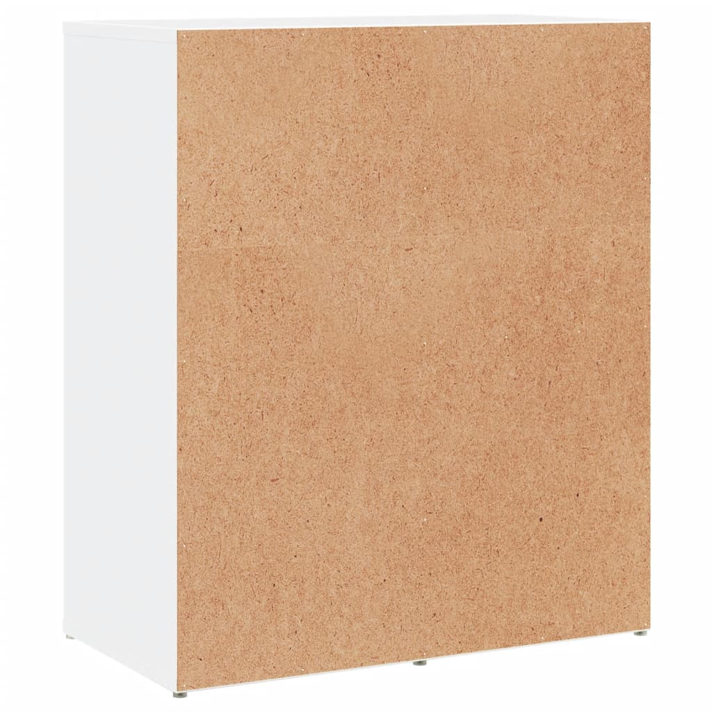 Skjenk hvit 60x31x70 cm konstruert tre