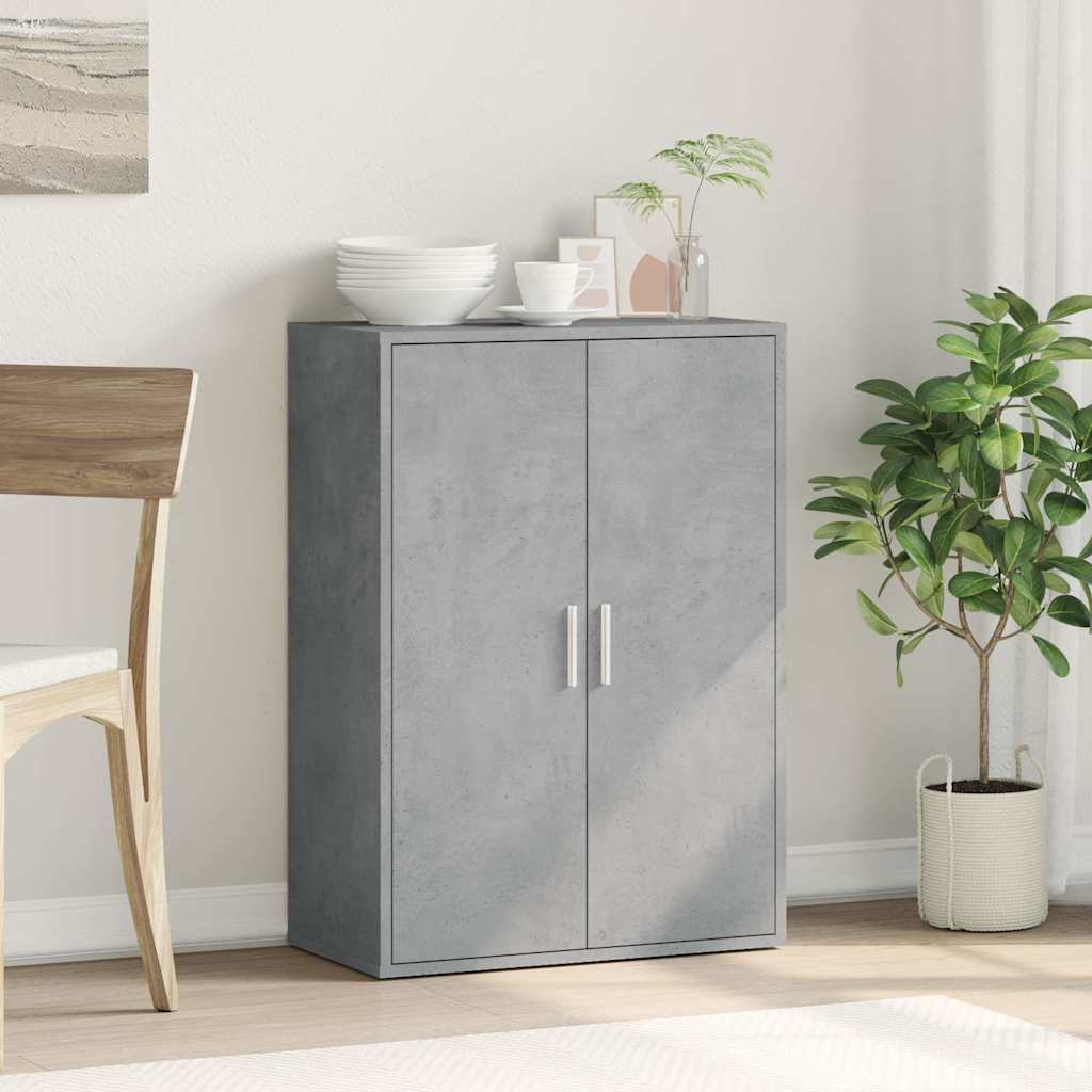 Skjenk betonggrå 60x31x84 cm konstruert tre