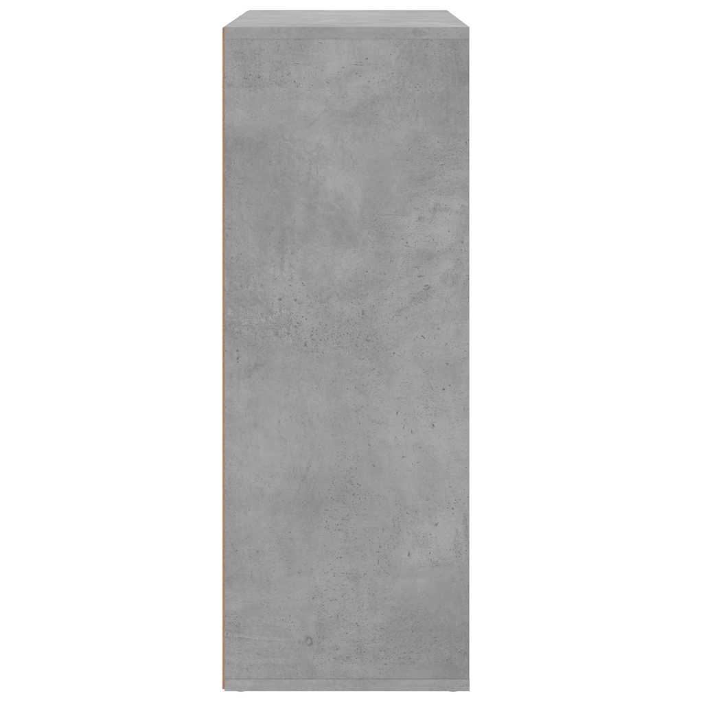 Skjenk betonggrå 60x31x84 cm konstruert tre