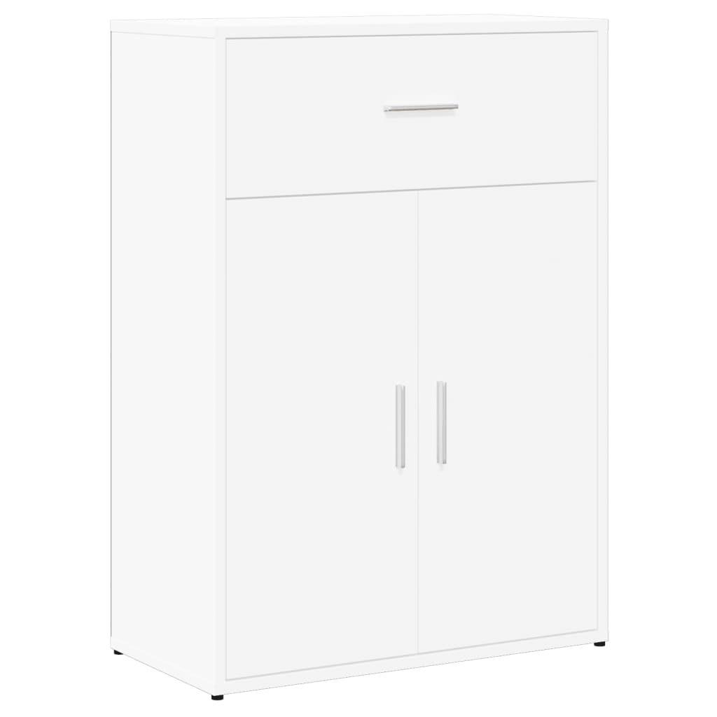 Skjenk hvit 60x30x84 cm konstruert tre