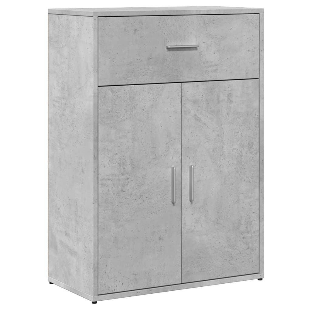Skjenk betonggrå 60x30x84 cm konstruert tre