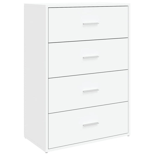 Skjenk hvit 60x31x84 cm konstruert tre