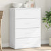 Skjenk hvit 60x31x84 cm konstruert tre