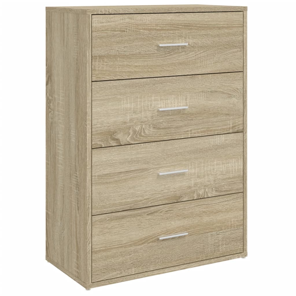 Skjenk sonoma eik 60x31x84 cm konstruert tre vidaXL