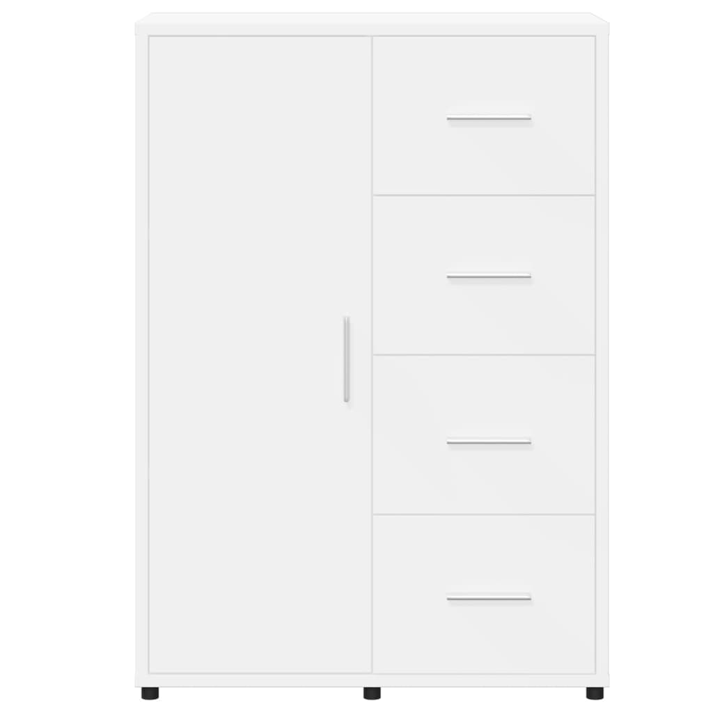Skjenk hvit 60x31x84 cm konstruert tre