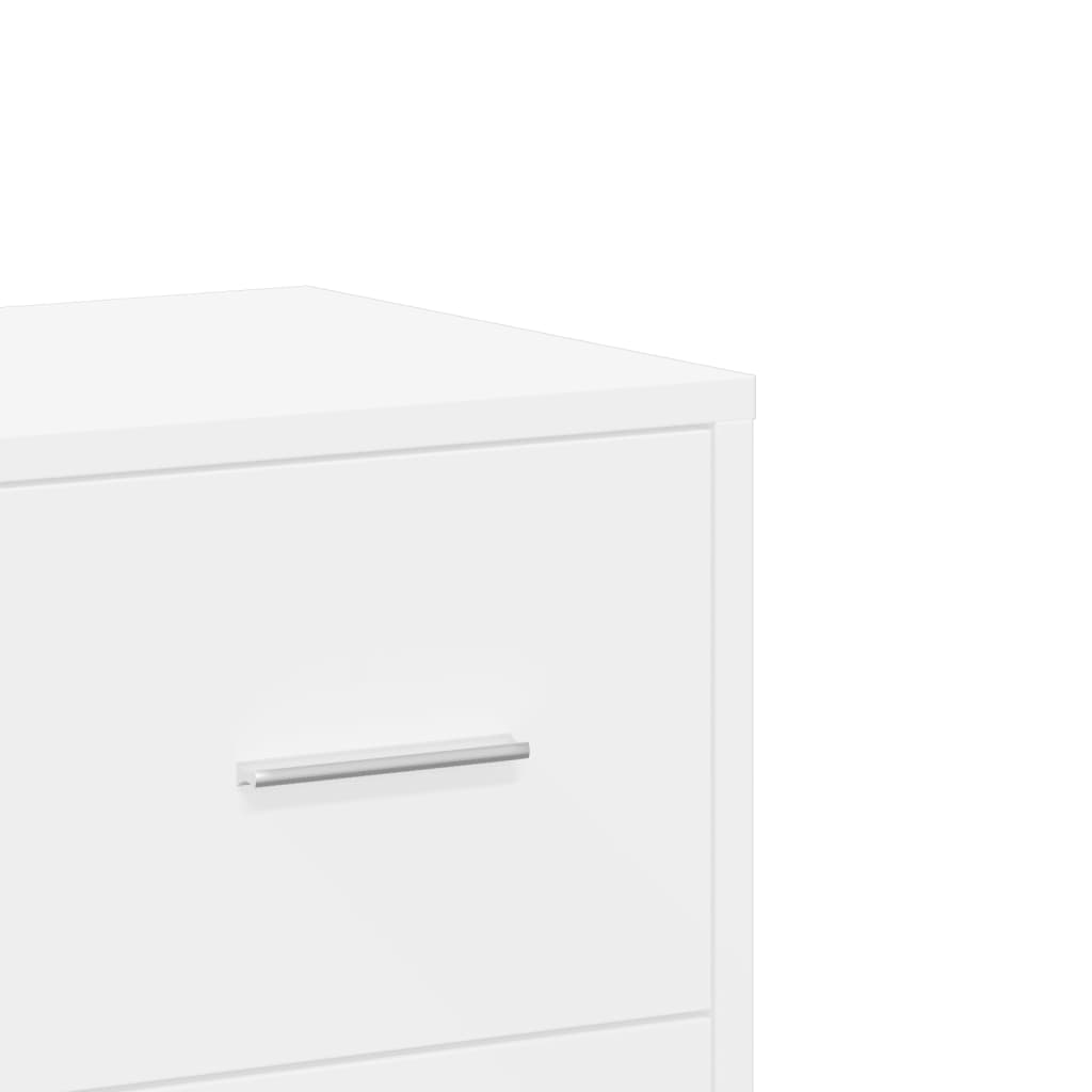 Skjenk hvit 60x31x84 cm konstruert tre