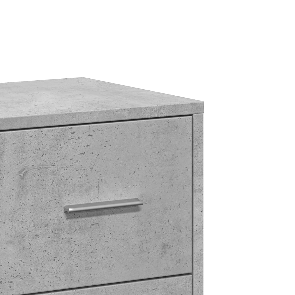 Skjenk betonggrå 60x31x84 cm konstruert tre