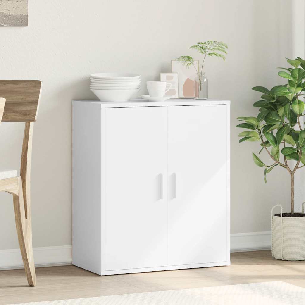Skjenk hvit 79x38x80 cm konstruert tre vidaXL