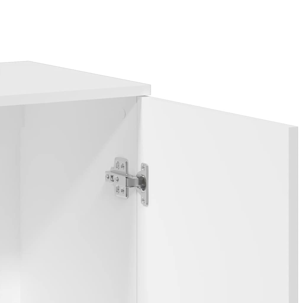 Skjenk hvit 79x38x80 cm konstruert tre vidaXL