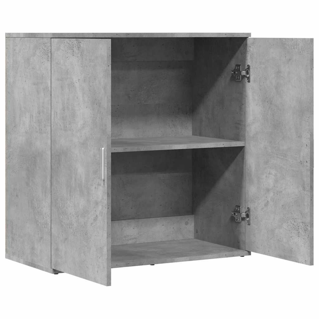 Skjenk betonggrå 79x38x80 cm konstruert tre vidaXL