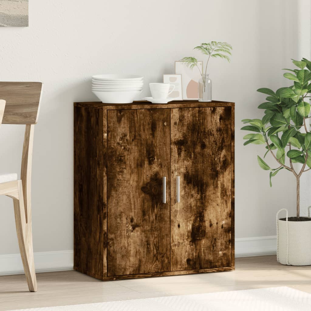 Skjenk røkt eik 79x38x80 cm konstruert tre