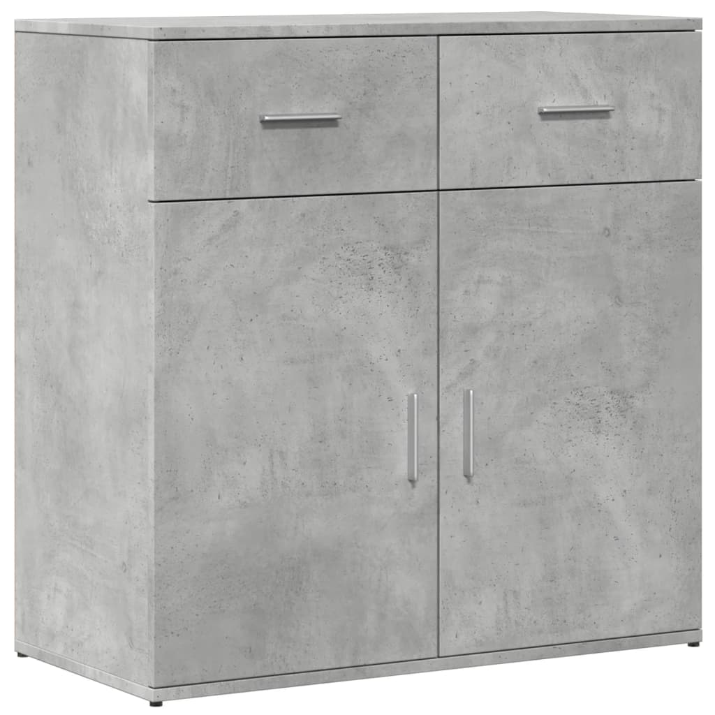 Skjenk betonggrå 79x38x80 cm konstruert tre
