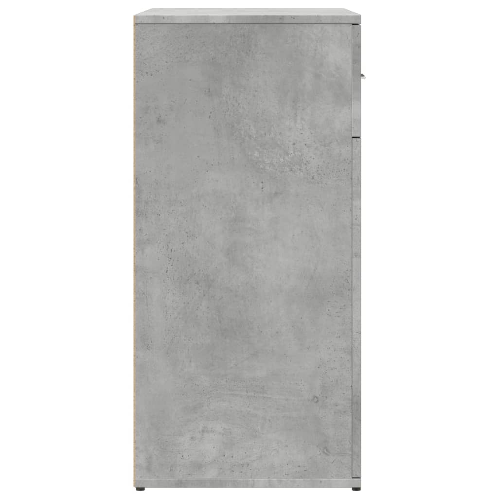 Skjenk betonggrå 79x38x80 cm konstruert tre