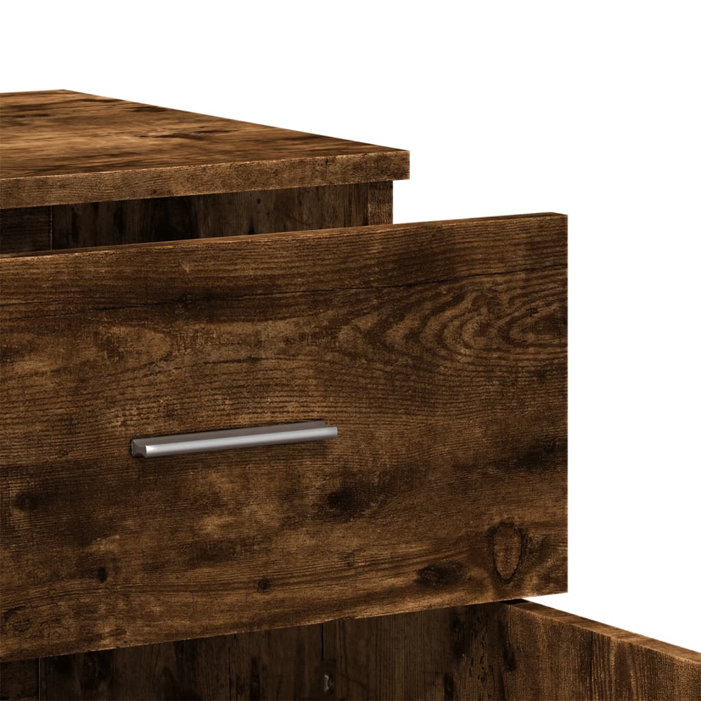 Skjenk røkt eik 79x38x80 cm konstruert tre