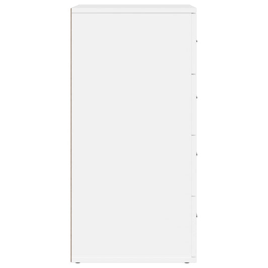 Skjenk hvit 60x39x80 cm konstruert tre