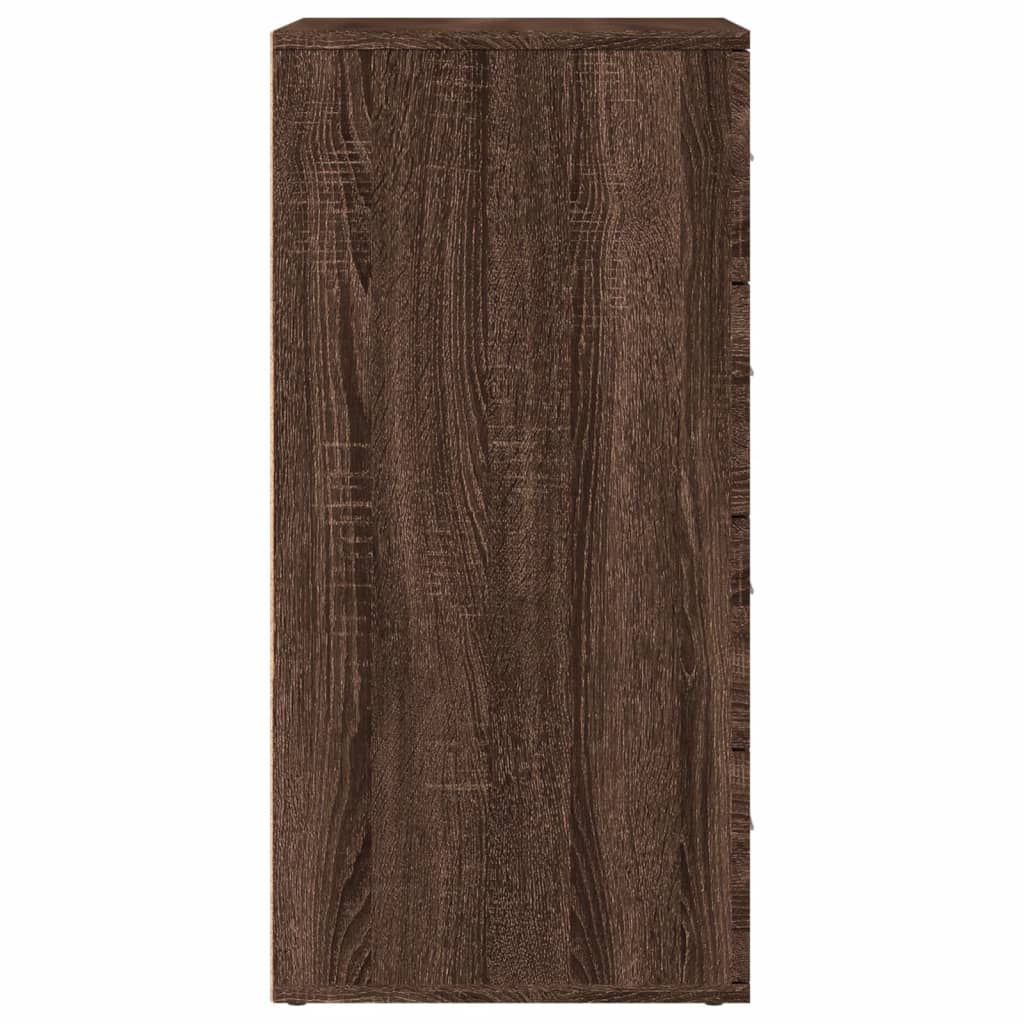 Skjenk grå sonoma 60x39x80 cm konstruert tre