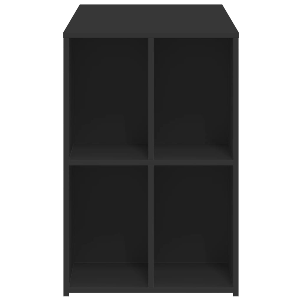 Skrivebord svart 102x50x75 cm konstruert tre