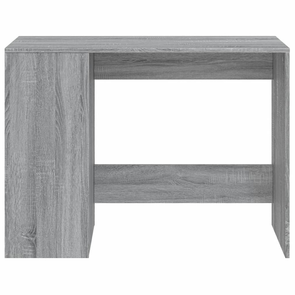 Skrivebord grå sonoma 102x50x75 cm konstruert tre