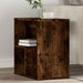 Sidebord 2 stk røkt eik 50x30x50 cm konstruert tre
