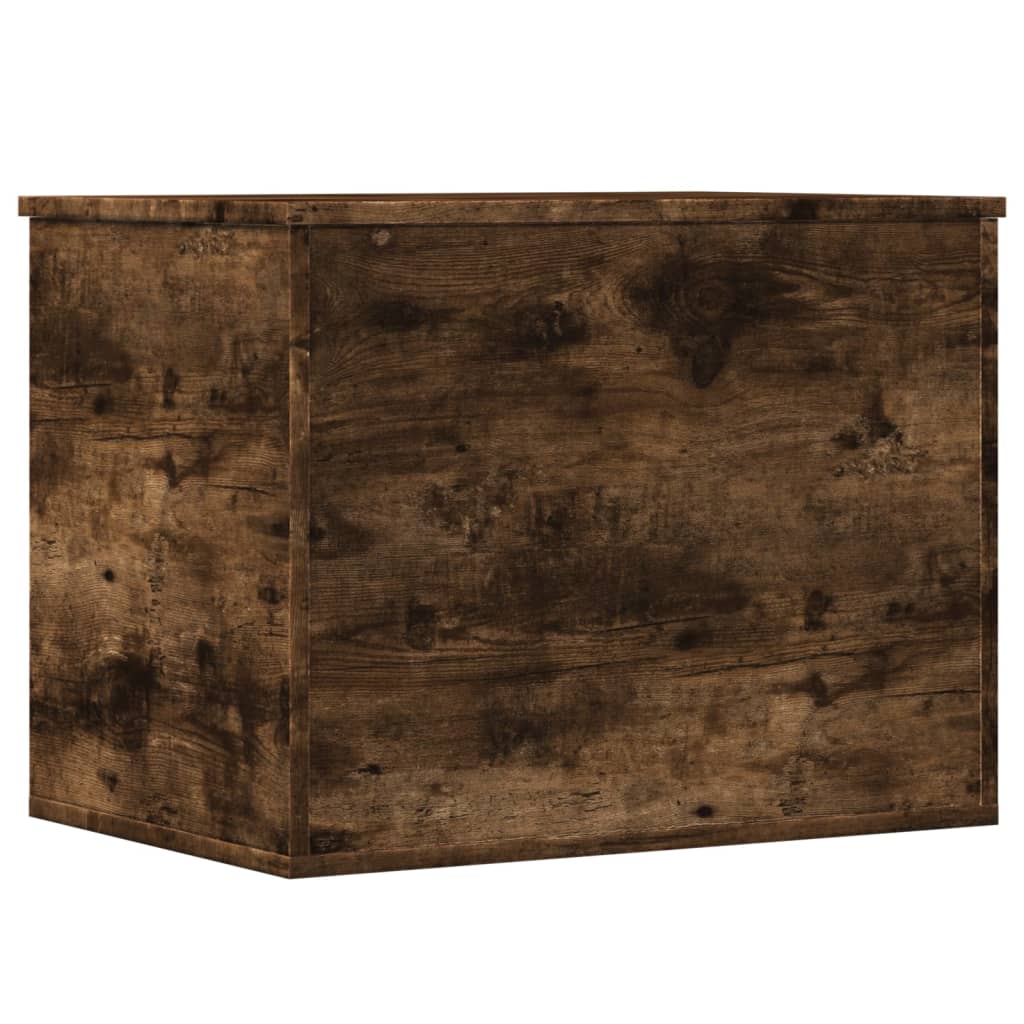 Oppbevaringsboks røkt eik 60x42x46 cm konstruert tre