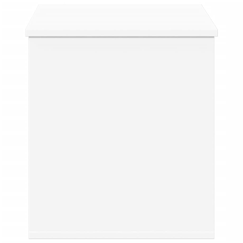Oppbevaringsboks hvit 100x42x46 cm konstruert tre