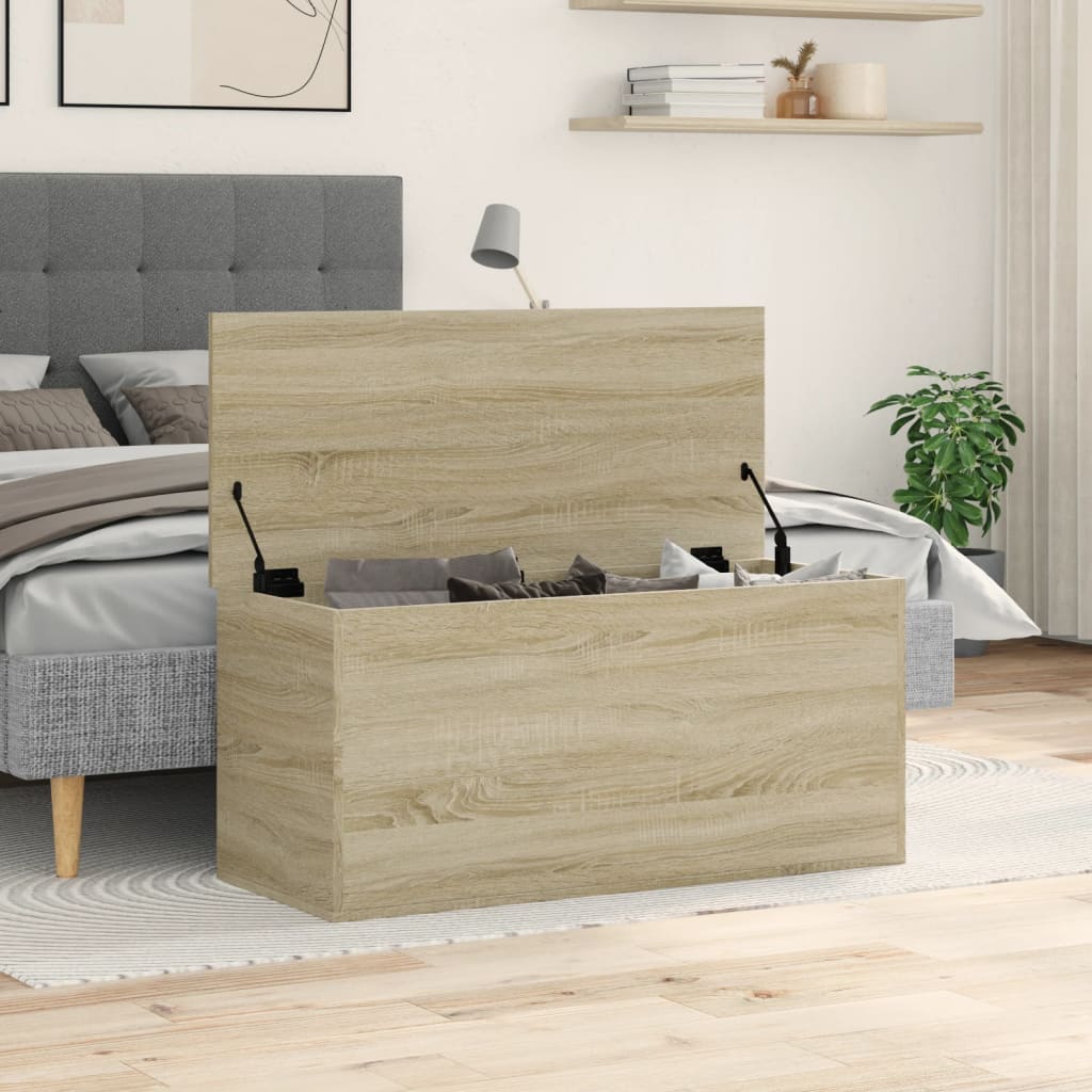 Oppbevaringsboks sonoma eik 100x42x46 cm konstruert tre