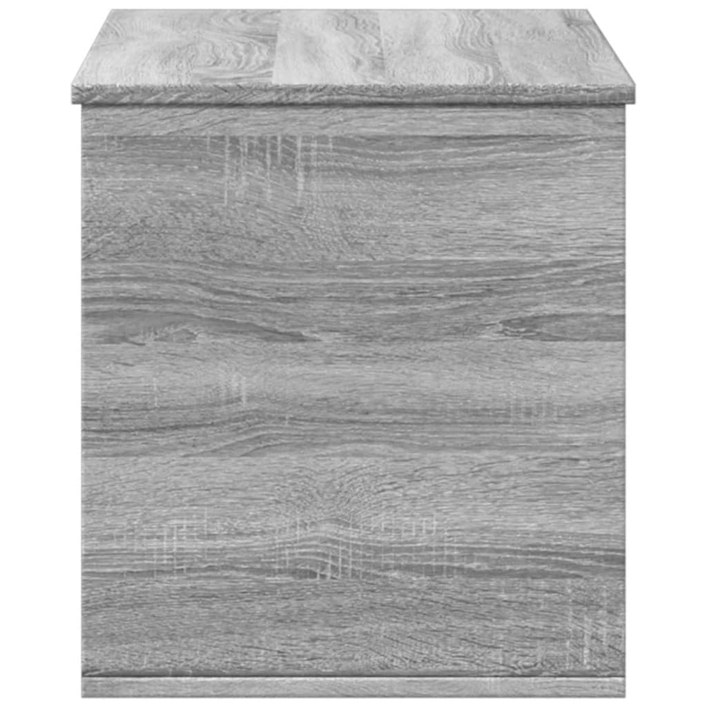 Oppbevaringsboks grå sonoma 100x42x46 cm konstruert tre