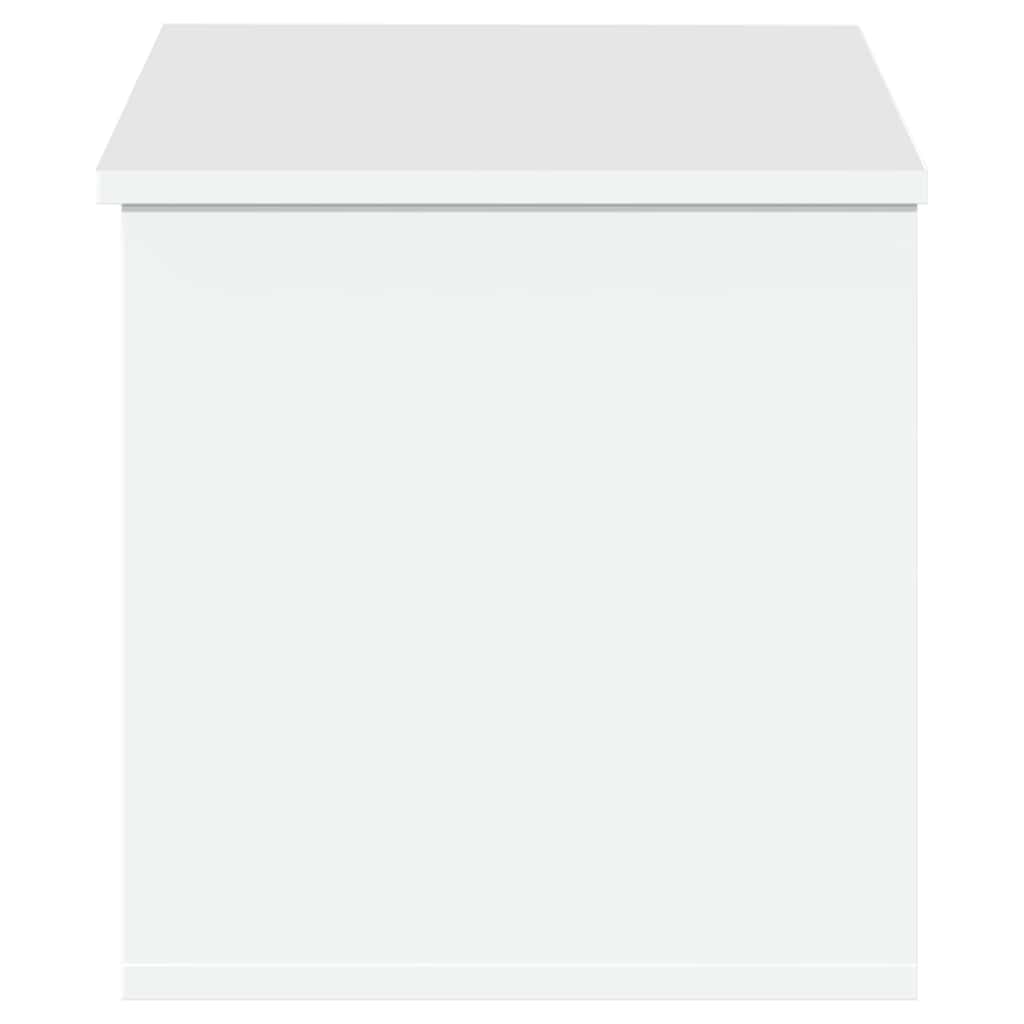 Oppbevaringsboks hvit 90x35x35 cm konstruert tre