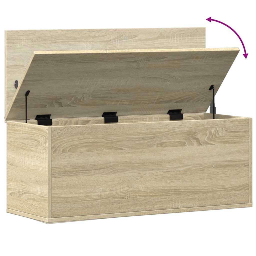 Oppbevaringsboks sonoma eik 90x35x35 cm konstruert tre