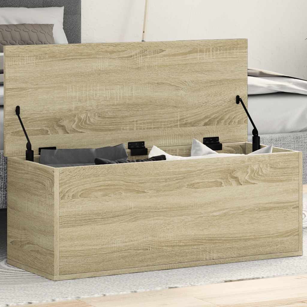 Oppbevaringsboks sonoma eik 90x35x35 cm konstruert tre